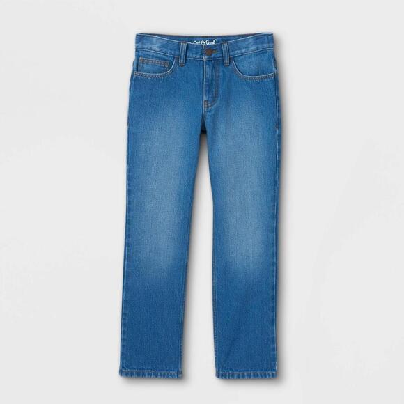 Boys' Relaxed Straight Fit Jeans | Cat & Jack | 16 Husky - Picture 11 of 11